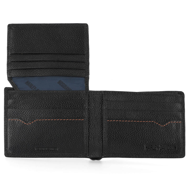 CLASSIC LEATHER B&S PASSCASE BLACK