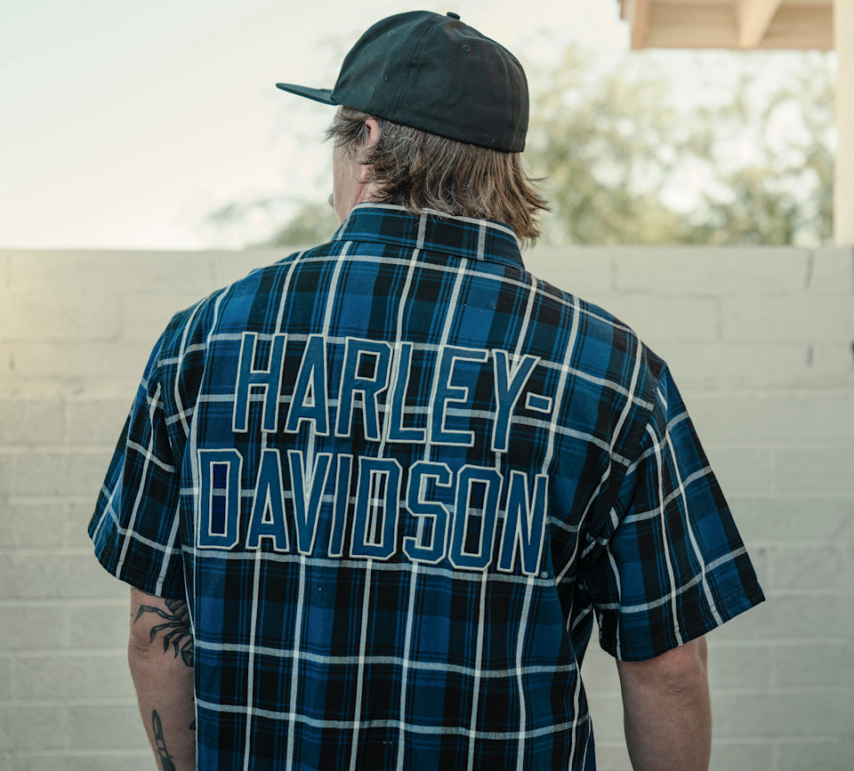 H-D® Essential Short Sleeve Plaid Shirt