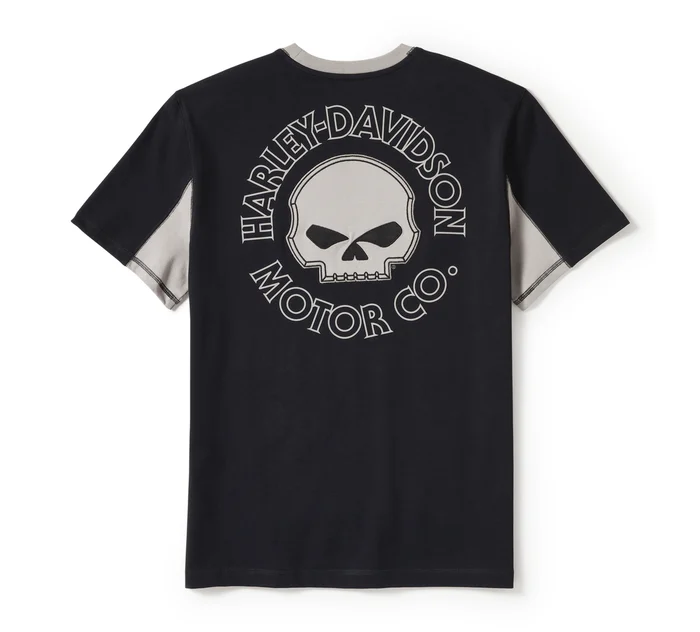 Willie G ™ Skull Colorblock Short Sleeve Tee