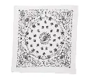 American Heritage Oversized Bandana - Bright White