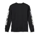 Men's Bar & Shield Long Sleeve Tee - Black