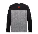 Men's Performance Micro Mesh Long Sleeve Colorblock Tee