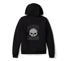 Willie G™ Skull Full Zip Fleece Hoodie