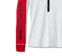 Women's Bar & Shield Snap Front Henley - Colorblocked - Bright White