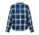 Women's Bar & Shield Long Sleeve Plaid Shirt - YD Plaid - Black Beauty
