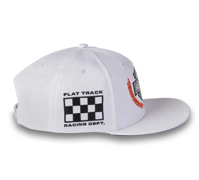 Start Your Engines Adjustable Baseball Cap - Bright White