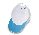 Women's Three Stars Bar & Shield Adjustable Cap - Bright White