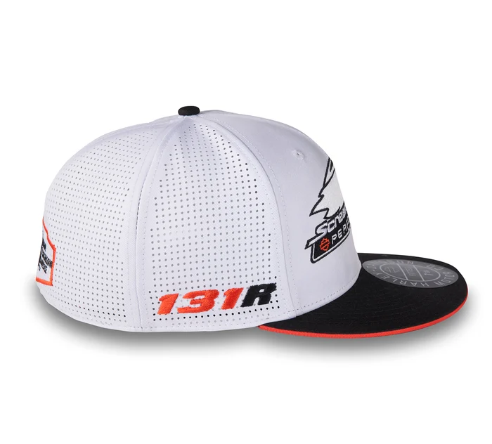 Screamin' Eagle Fitted Baseball Cap - Bright White
