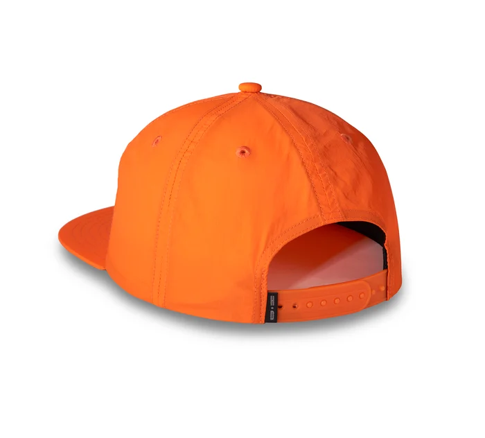 Rising Eagle Vintage Five Panel Adjustable Cap - Harley Orange