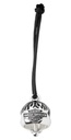 HD SKULL HEAD RIDE BELL WITH BLACK FLAMES