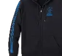 Men's #1 Racer Zip-Up Hoodie - Harley Black
