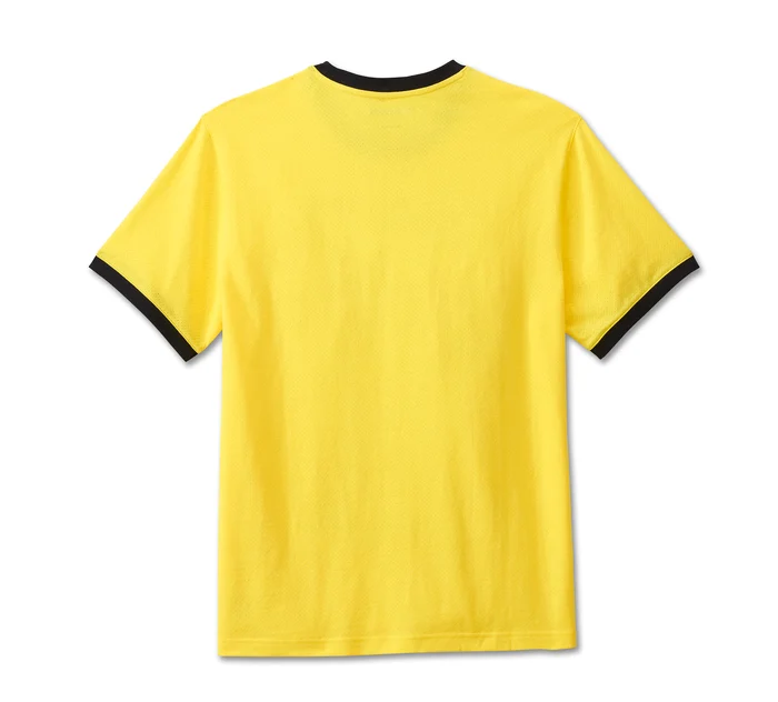 Men's #1 Racing Mesh Ringer Tee - Dandelion