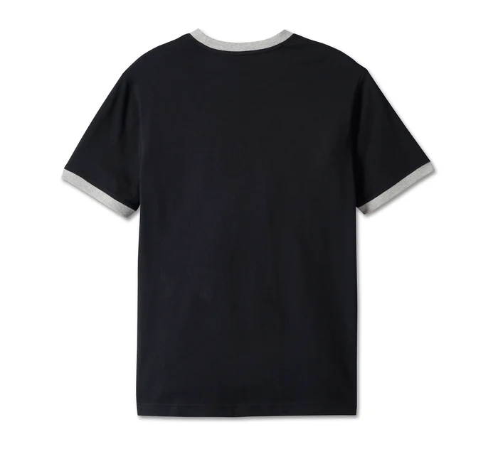 Men's #1 Racing Ringer Tee - Black Beauty