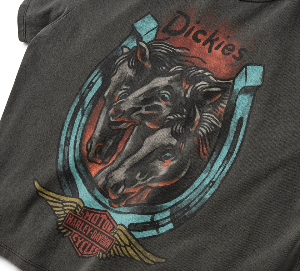 Dickies x H-D® Triple Horse Boxy Fit Tee