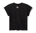 Women's Willie G Wing Skull Sketch Art Baby Doll Tee