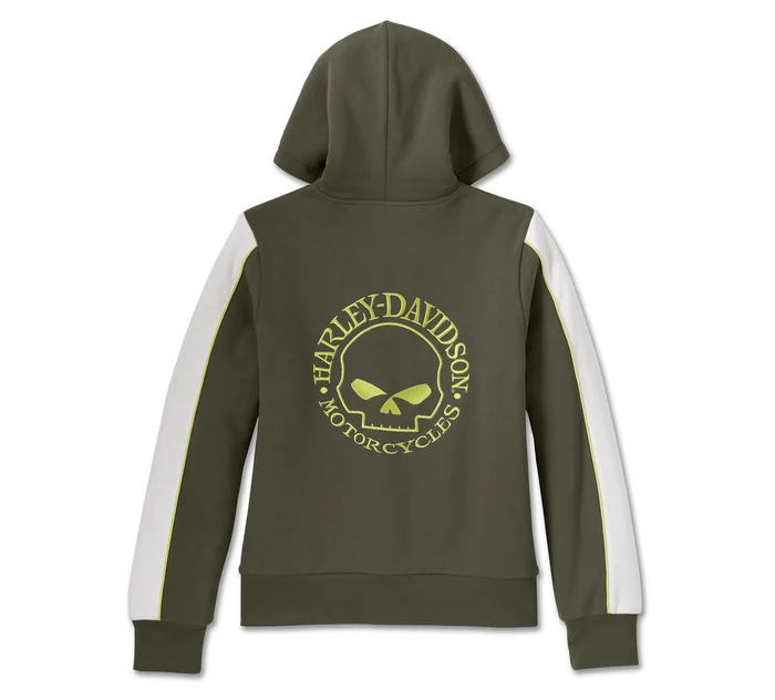 Women's Willie G Sherpa Lined Zip Front Hoodie - Grape Leaf