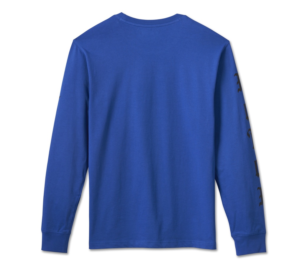 Men's Old English Stacked Bar & Shield Tee - Surf the Web