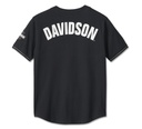 Men's Smokin' Baseball Jersey - Harley Black
