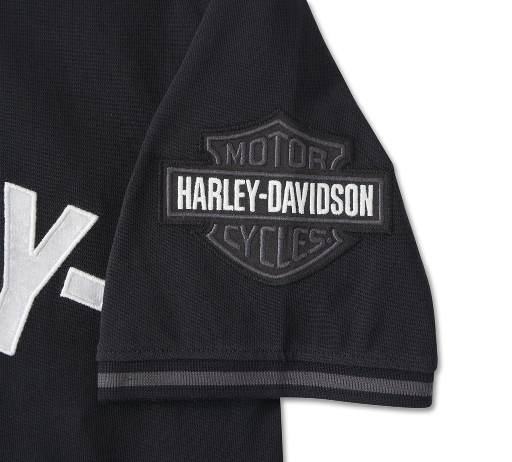 Men's Smokin' Baseball Jersey - Harley Black