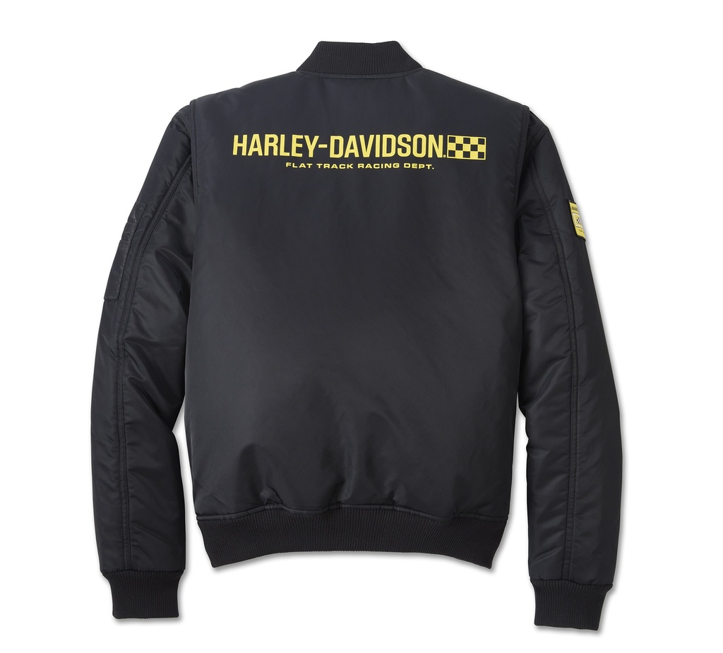 At the Crank Bomber Jacket