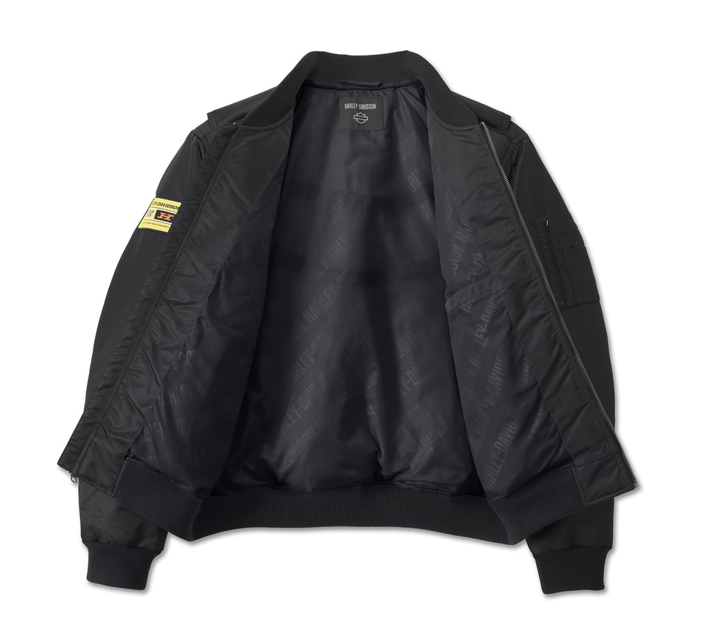 At the Crank Bomber Jacket