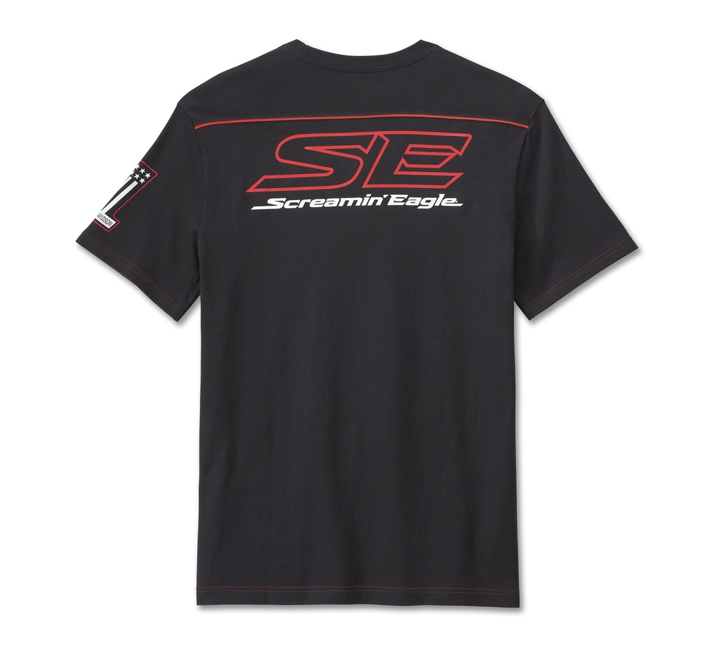 Men's Screamin' Eagle Short Sleeve Tee - Harley Black