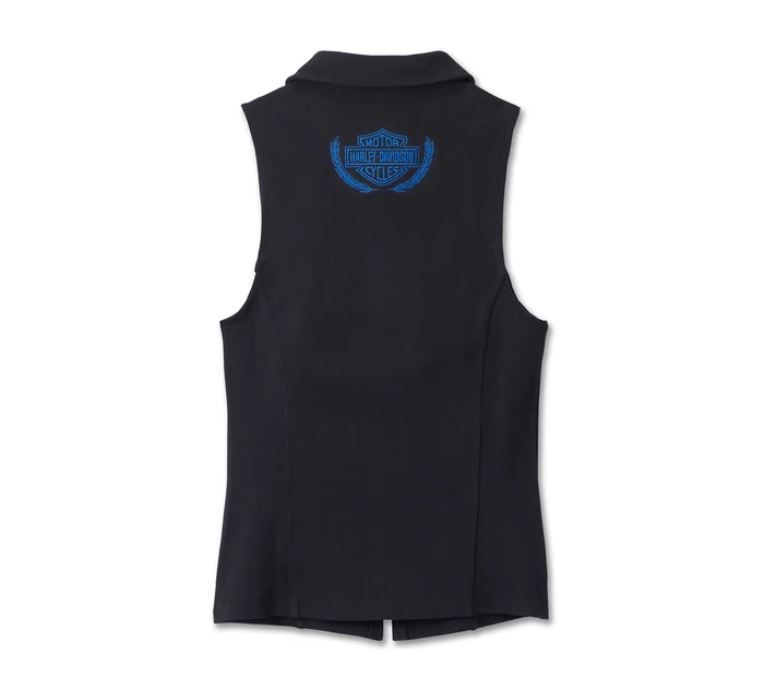 Women's Trophy Bar & Shield Sleeveless Top 