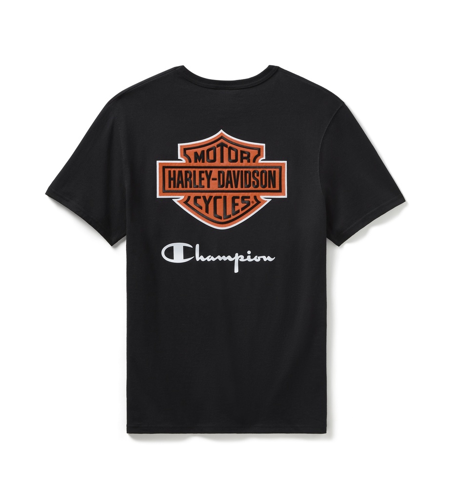 Champion x Harley-Davidson Fanatic Tee - Black & Orange Champion
