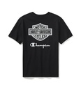 Champion x Harley-Davidson Fanatic Tee - Black & Silver Champion