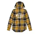Women's Street Surplus Long Sleeve Flannel Shirt - YD plaid - Mineral Yellow