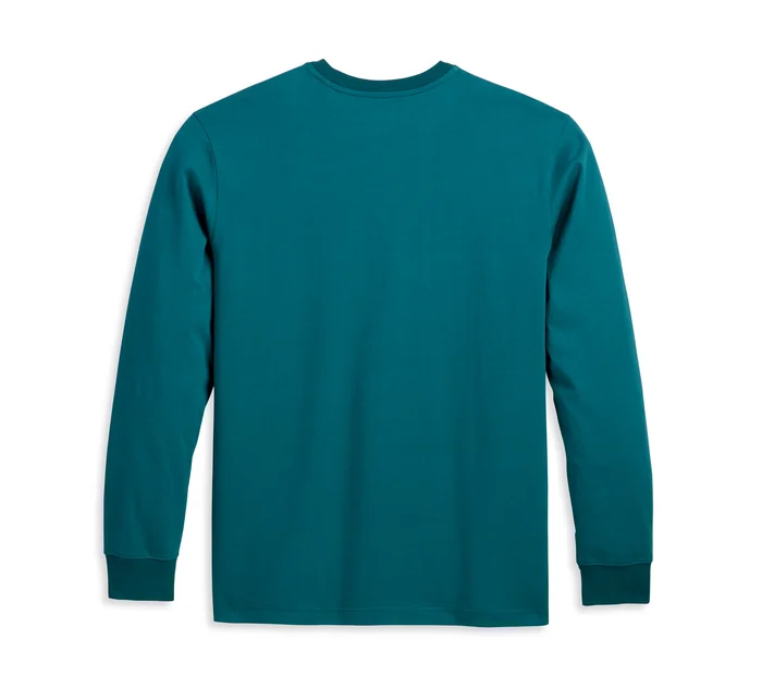 Men's Bar & Shield Apprentice Tee - Colorblocked - Deep Teal
