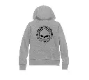 Women's Special Skull Zip Front Hoodie