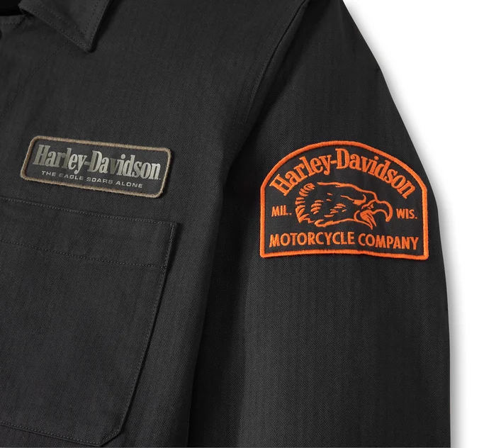 Working Man Overshirt - Harley Black
