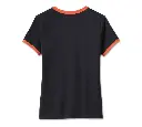 Women's Iconic V-Neck Shoulder Stripe Tee