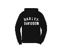 Women's Special Racer Font Zip Front Hoodie - Black Beauty