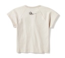 Women's Willie G Wing Skull Sketch Art Baby Doll Tee