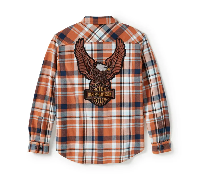 Eagle Plaid Long Sleeve Shirt