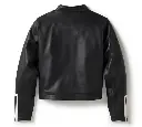 Essential Moto Blocked Leather Jacket
