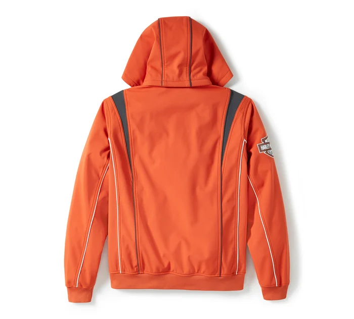 Idyll Windproof Soft Shell Jacket - Vintage Orange