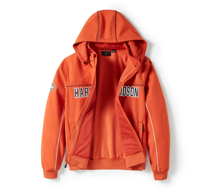 Idyll Windproof Soft Shell Jacket - Vintage Orange