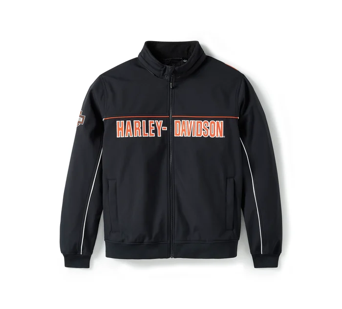 Idyll Windproof Soft Shell Jacket - Harley Black