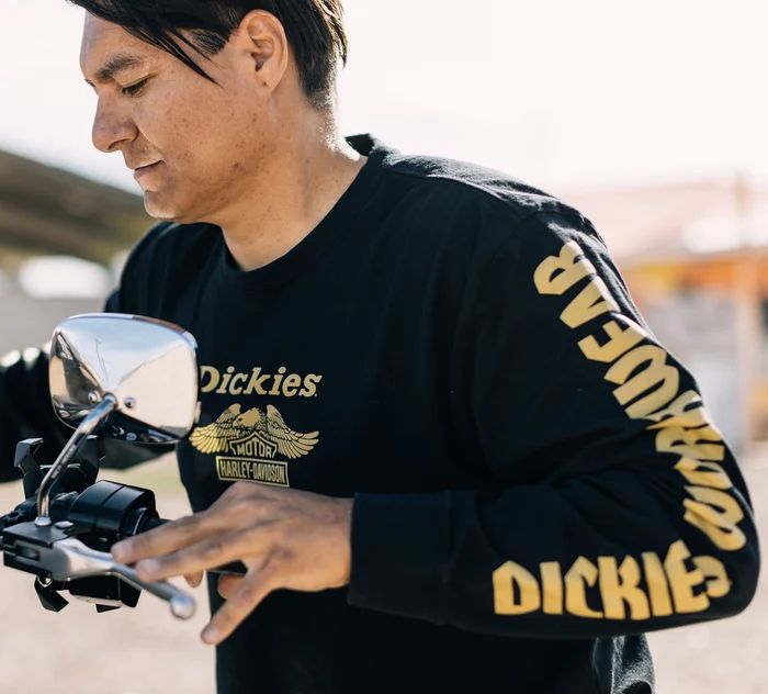 Dickies x H-D® Heavyweight LS Eagle Tee