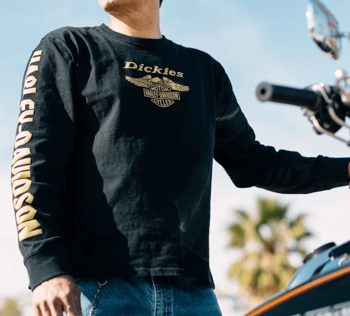 Dickies x H-D® Heavyweight LS Eagle Tee