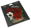 5" ROSE SKULL PATCH