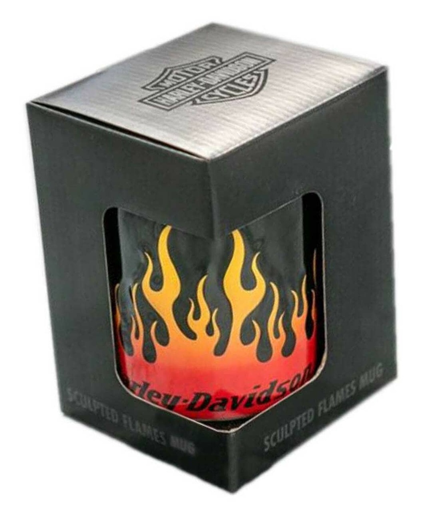 Harley-Davidson Sculpted Flames Mug