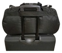 Rust Orange #1 Logo Sports Duffel Bag w/ Shoulder Strap Black
