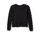Neon Eagle Distressed Waffle Knit Long Sleeve