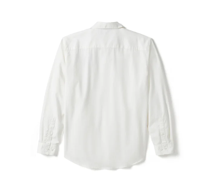 Bar & Shield Solid Long Sleeve Shirt