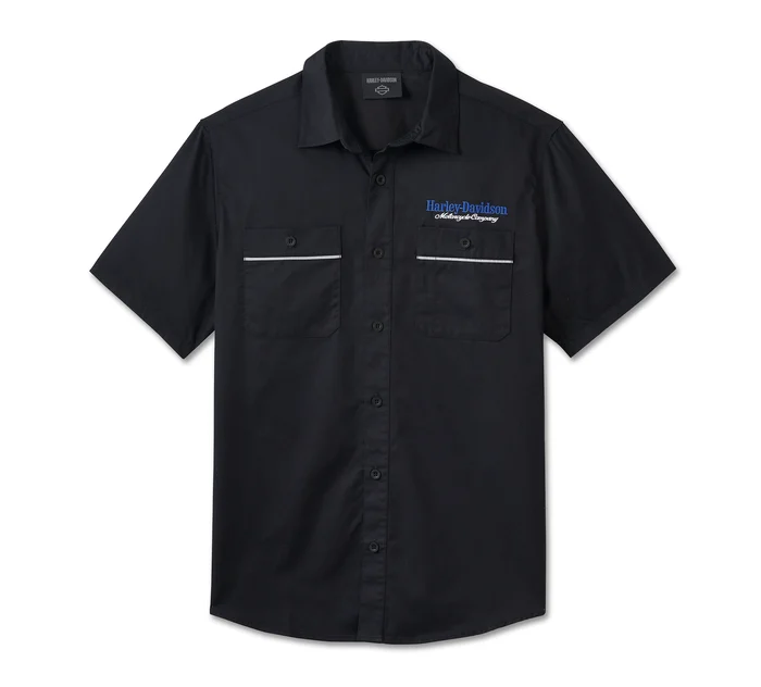 H-D TECH The End Line Short Sleeve Shirt - Harley Black