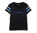 Women's #1 Racing Tee with Reflective Stripe - Black Beauty